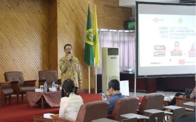 Kuliah Tamu PT Bank HSBC Indonesia, Putera Sampoerna Foundation, dan Fakultas Ekonomi Universitas Katolik Parahyangan  ESG: a New Era in Sustainability For Business